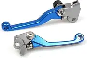 MAODOXIANG Handlebar Kits Motorcycle Accessories Dirt Bike Brake Clutch Lever for KT-MS 300XC 2014-2016 300 XC Pit Bike Brake Clutch Handle (Color : Blue)