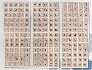 Creative Memories Vintage Chic ABC/123 Tile stickers. NiP