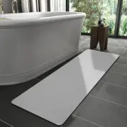 Diatomaceous earth bath mat Rubber Non Slip Super Absorbent Bath Mat Quick Dr...