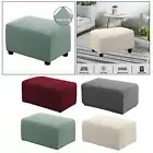 Anti-Slip Footstool Cover Elastic Ottoman Slipcovers Pouf Sofa Soft Guard