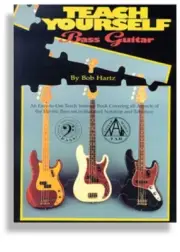 TEACH YOURSELF BASS GUITAR BOOK WITH CD BY BOB HARTZ