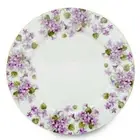 Grace Bone China Violet Salad/Dessert Plates, Set of 4