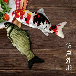 【蜜絲小舖】跳跳魚 電動魚 會動的魚 跳動魚 仿真魚 擺尾魚 貓咪玩具 狗狗玩具 寵物玩具 usb充電 嬰兒安撫#831