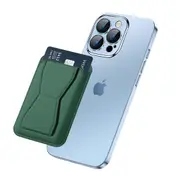 ZUSLAB MagSafe Card Wallet Snap-On Magnetic Stand Design for iPhone 12 Pro Max / 12 Pro / 12 / 12 Mini Enhanced Strength - Green