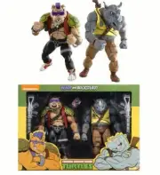Teenage Mutant Ninja Turtles Series 2 Rocksteady & Bebop 7" Figures 2-Pack B9