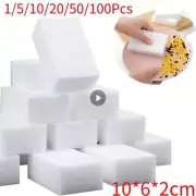 100-1Pc Magic Sponge Eraser White Melamine Sponge For Dishwashing Kitchen Bathro