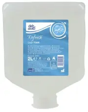 Deb Stoko Refresh Clr2lt Hand Wash Gentle Foam - Clear Carton (4 X 2L)