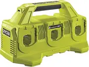 RYOBI P135 18V One+ 6 Port Lithium Ion Battery Supercharger (18V Batteries Not Included/Charger Only)