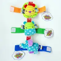 在飛比找momo購物網優惠-【JoyNa】3入-可愛立體寶寶鈴鐺腕帶手錶