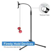 Tablet/Phone Floor Stand Adjustable Universal 360 Degree Rotatable Metal Tablet Holder