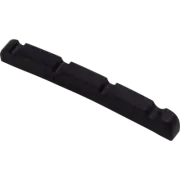 Nut, Tusq XL, Pre-slotted, for Jazz Bass, Material: Black Tusq XL
