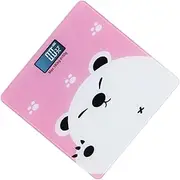 Hohopeti Ultra-Thin Flat Electronic Scale Accurate Weight Measurement for Boys and Girls Adults and Pets Pink