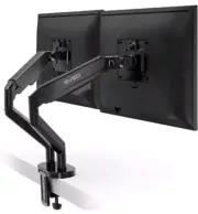 EVEO Premium Dual Monitor Mount 17"-27” Dual Monitor Arm VESA Bracket Adjustable