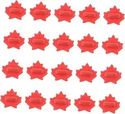 [PLAFOPE] Maple Leaf Pin Backs 100 Pack Rubber Lapel Pins Safety Backs for Pins Brooch Backs Keepers