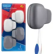 Toothbrush Covers Caps Family Pack:Tooth Brush Coveres Travel Case Protector ...