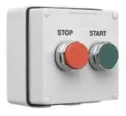 Clipsal STOP-START PUSH BUTTON CONTROL STATION 250V 10A IP66 Spring-Return Grey