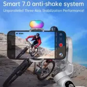 AUCHUAN: Smart X Pro - 3 Axis Smartphone Gimbal w/ AI Tracking & RGB Light (NEW)