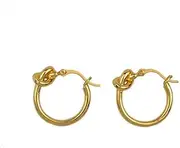 MAYJAI Sterling silver minimalist geometric knotted earrings earrings