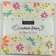 Seashorse Drive Sherri & Chelsi 42pc Charm Pack Moda Fabrics 5"x5" Squares