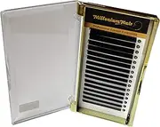 Self-Fanning Eyelashes - Easy Fans Lashes - Silk Lashes - Silk Eyelashes - Volume Eyelashes - C-Curl - 0.05 mm Thickness - Mix 8-15 mm - 16 Strips