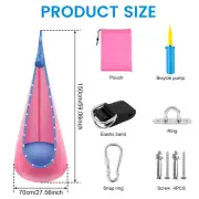 LED Pod Hanging Chair Versatile Easy to Install Hammock Swing with LED jeTSy