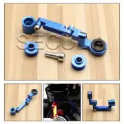 CNC Motorcycle Reservoir Bracket Fluid Brake Clutch Master Cylinder Adapter Blue