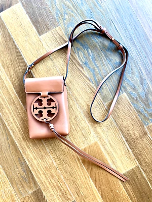 NEW Tory Burch "Miller" Leather Smartphone Crossbody bag