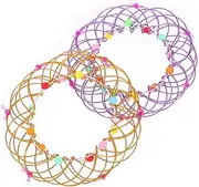 NOLITOY 2pcs Flexible Magician Props for Creative Loops for Parent Bonding Skill Building