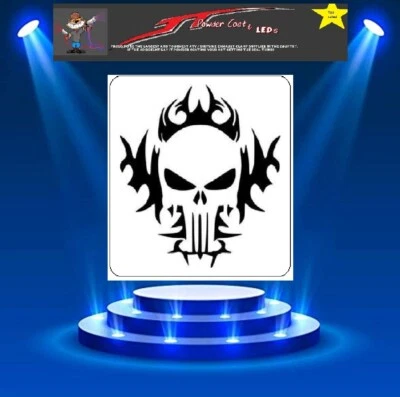 Tribal Punisher Logo Stencil Template Airbrush Paint # 50