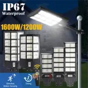 Solar Lights Outdoor 1500W LED Motion Sensor Flood Light Dusk to Dawn Solar Lamp