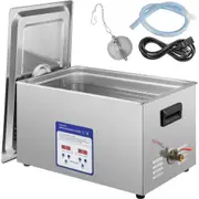 VEVOR Digital Ultrasonic Cleaner 30L Ultrasonic Cleaning Machine 40kHz Sonic Cleaner Machine 316 & 304 Stainless Steel Ultrasonic Cleaner Machine with
