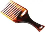 Plastic Hair Comb Insert Afro Hair Pick Comb Hair Fork Comb Hairdressing Oil Slick Head Hairstyling Brush