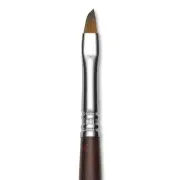 Escoda Prado Tame Synthetic Brush - Angular, Short Handle, Size 6