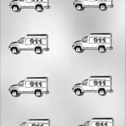 AMBULANCE CHOCOLATE MOULD