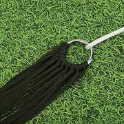 Ergonomic Mesh Hammock, Thicken Nylon Fabric, Multi-Functional Hammock Swing, Suitable for All Occasions, Lightweight and Breathable, Easy to Carry, Double People Chair, Picnic