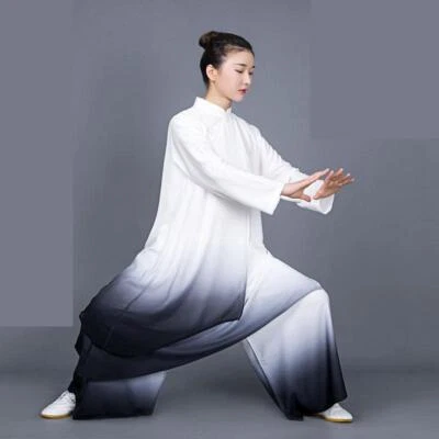 Women Cotton Yaga Wing Chun Tai Chi Suit Kung Fu Wushu Martial Arts Uniform