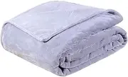 TEMPNAP Queen Size Plush Black Blanket Sherpa Throw 70x100cm Bed Warmer Cozy Fleece Blanket