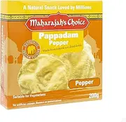 Maharajah's Choice Pepper Pappadam, 200 g