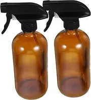 OFFIGAM 2pcs Spray Bottle Leakproof Misting Bottle for Plants Cleaning Home Use Transparent Comfortable Handle for Even Spray