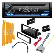 JVC CD Receiver AM/FM Radio Single DIN Car Stereo for 2007-2017 Jeep Wrangler
