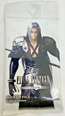 Final Fantasy TCG Opus III 3 ENGLISH Booster Pack FACTORY SEALED Sephiroth FFTCG