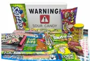RETRO CANDY YUM Super Sour Candy Variety Pack - Assorted Box -...
