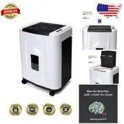 120-Sheet Auto Feed Micro-Cut Shredder - High Security Identity Theft Protection