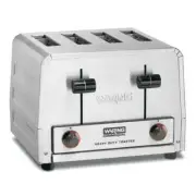Waring WCT805B 4 Slot Pop Up Toaster Heavy Duty 380 Slices/hr 208v