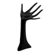 Female Black Mannequin Hand Display Jewelry Bracelet Ring Glove Stand Holder