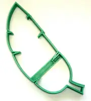BANANA LEAF OUTLINE TROPICAL PLANT LEAVES SPECIAL COOKIE CUTTER USA PR3761