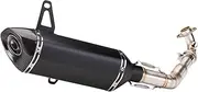 Motorcycle slip on exhaust muffler mid-tube For vespa gts 250 gts 300 2007-2020 Full Mufflers Exhaust