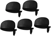 [TOGEVAL] Chef Headwear Set Pcs Black Chef Hat Cooking Hat Kitchen Serving Turban
