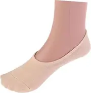 CHILDWEET Silicone Back Anti-slip Women's Crew Socks 4 Pairs Low Cut Socks Ultra Low Cut Material