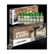 Scale 75 Mini Paint Brick & Roofs - Colors For Buildings New